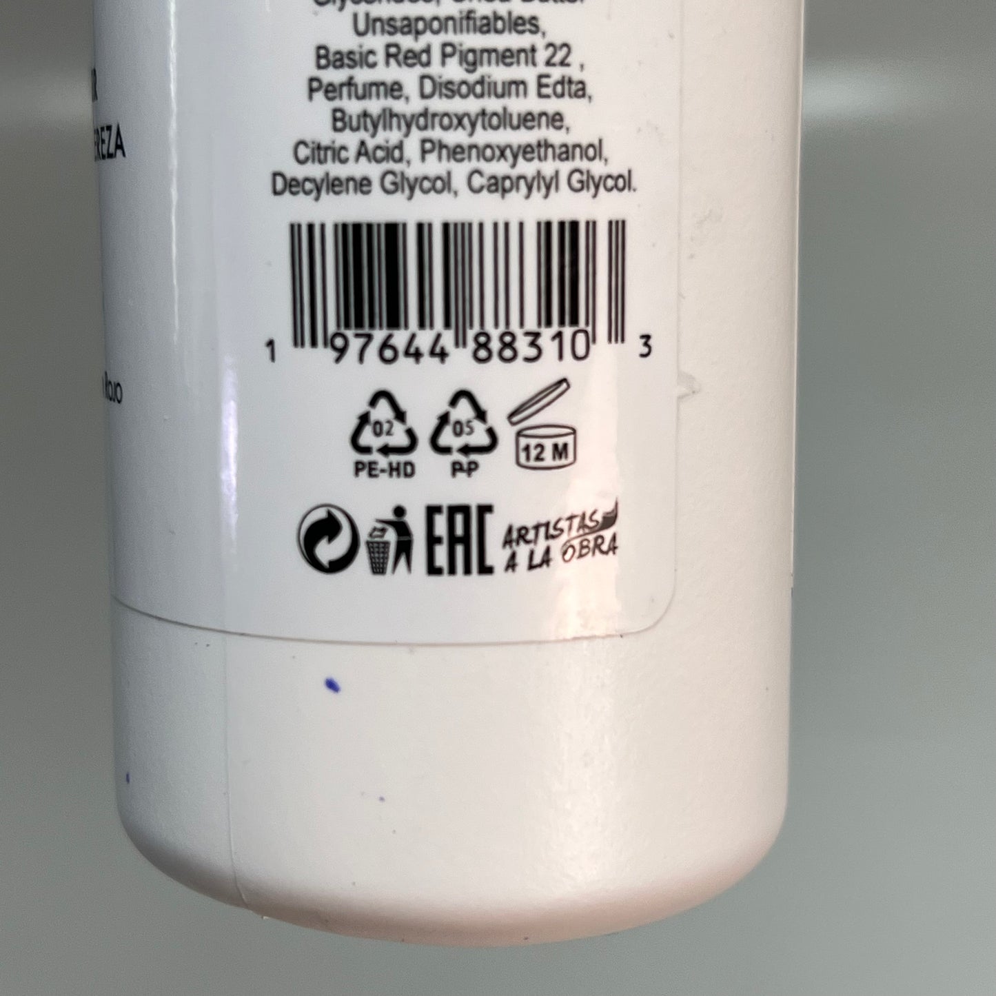 ARTISTAS A LA OBRA Red Treatment/Mask Adds Keeps Hair Vibrant 8 fl oz Red