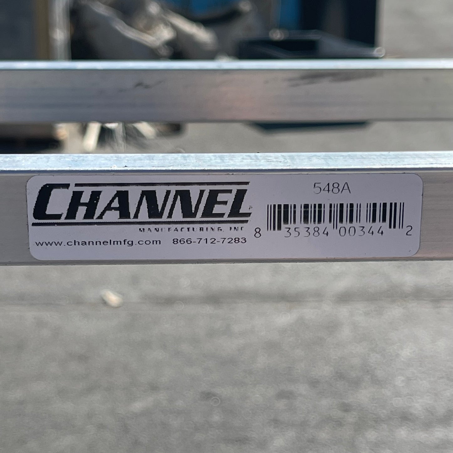 CHANNEL Donut Screen Rack 23"x24"x63" Aluminum 548A (B)