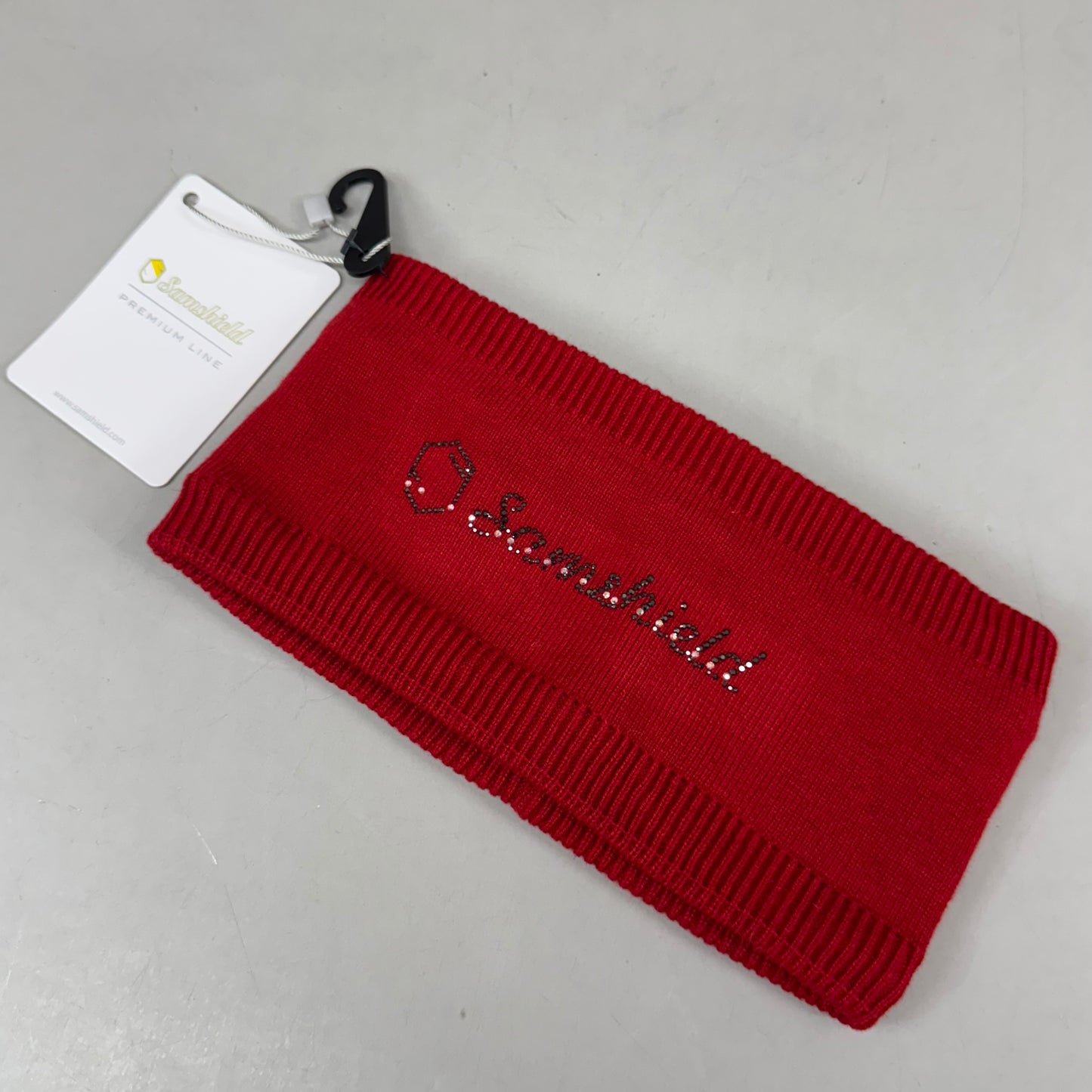 SAMSHIELD Amalie Crystal Equestrian Headband Women's One Size Raspberry