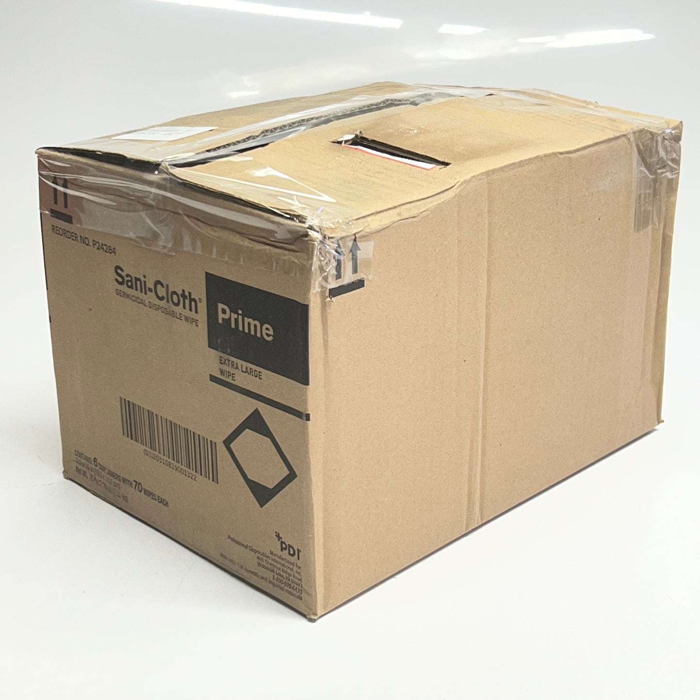 PDI (6 PACK, 70 WPES EACH) Prime Sani-cloth Germicidal Disposable Wipes Sz Extra Large BB 09/26