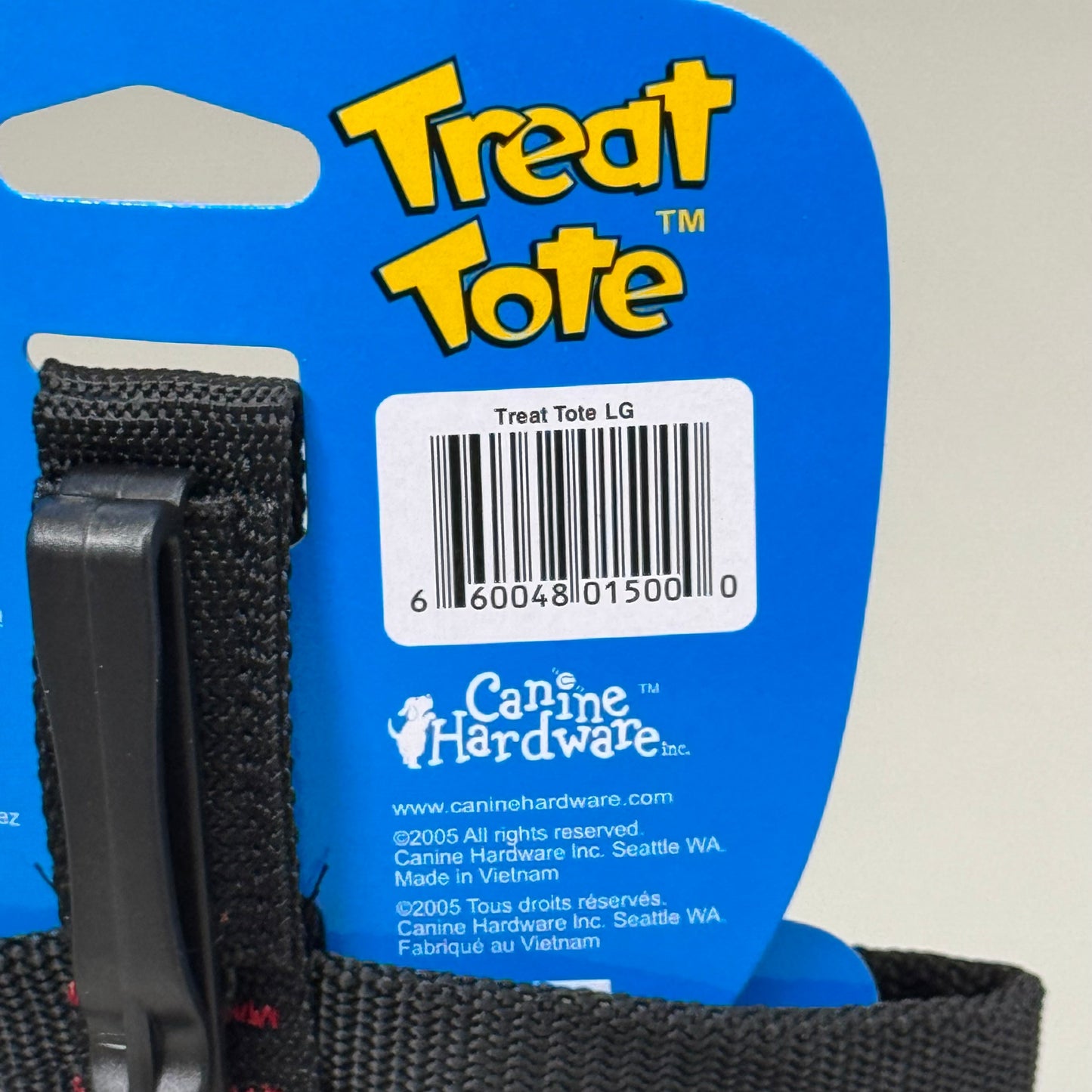 ZA@ CANINE HARDWARE Treat Tote LG 2 Cup Capacity Puppy Dog Training Red 01500 C