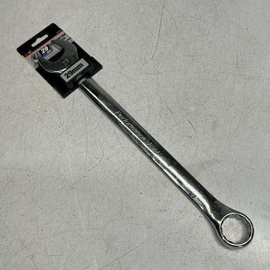 PERFORMANCE TOOLS Combination Wrench  29mm 12 Point  Polished Chrome W30029