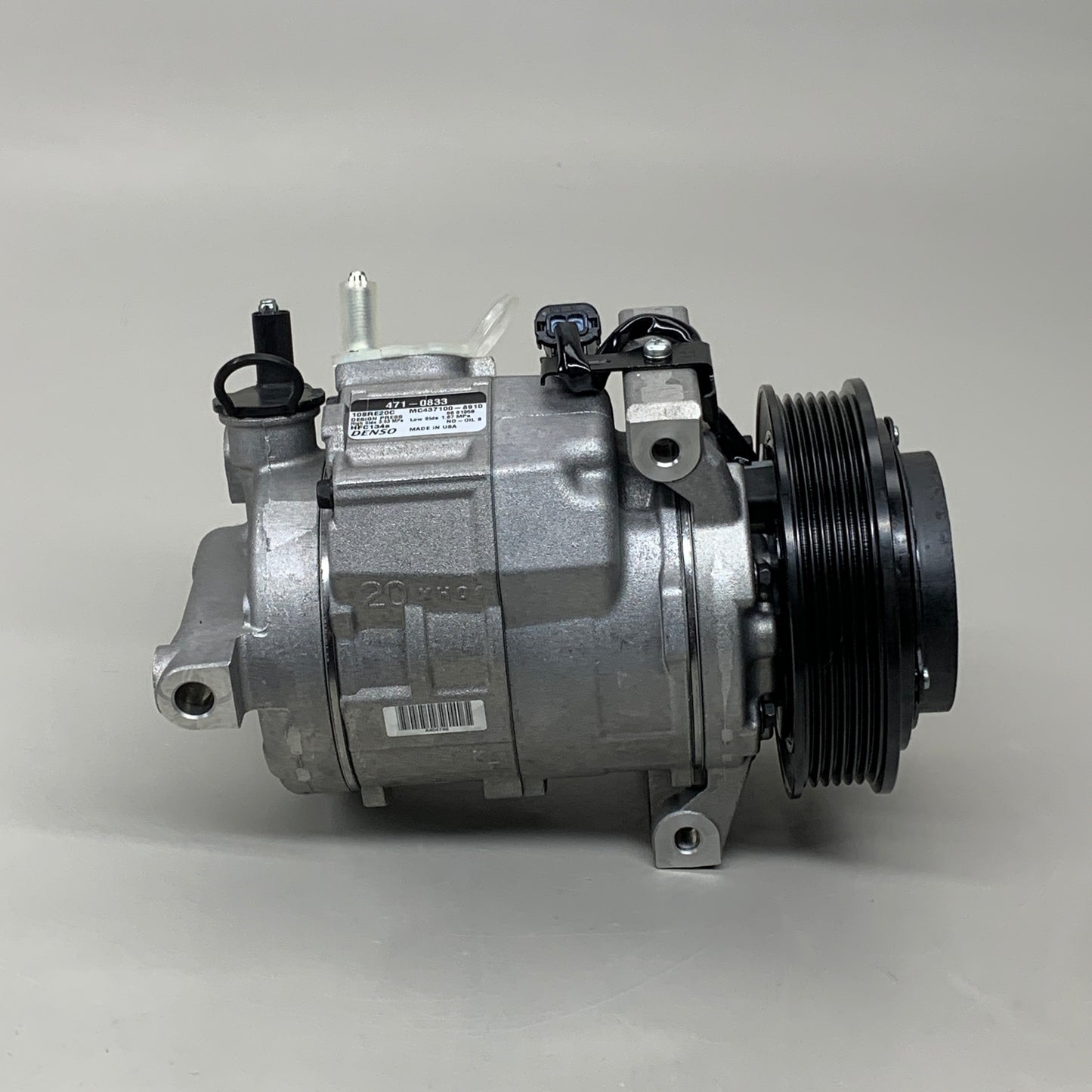 DENSO A/C Compressor with Clutch 125.0 Maximum Clutch Diameter 471-0833