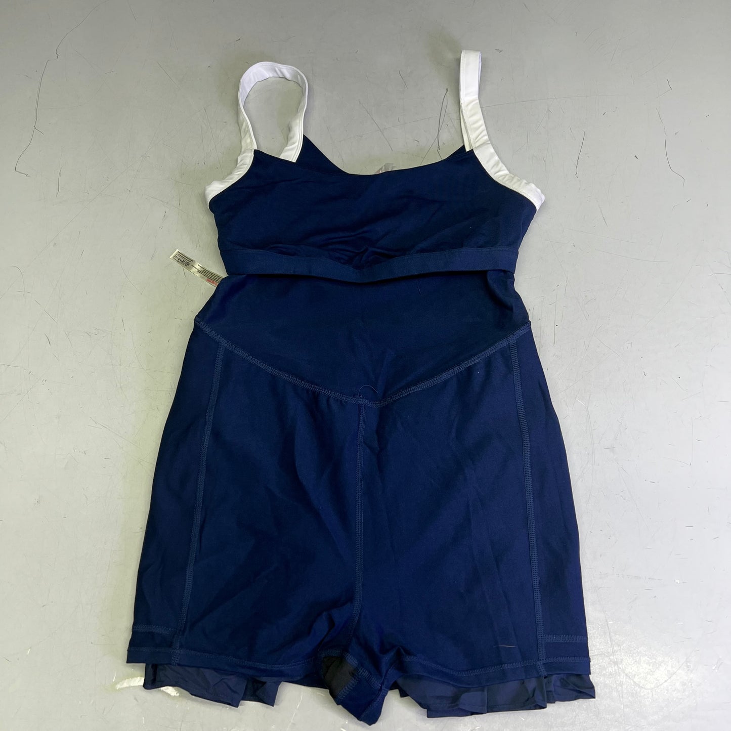 FREE PEOPLE Swing of Things Skortsie Women's Sz M Navy/White Combo 958094