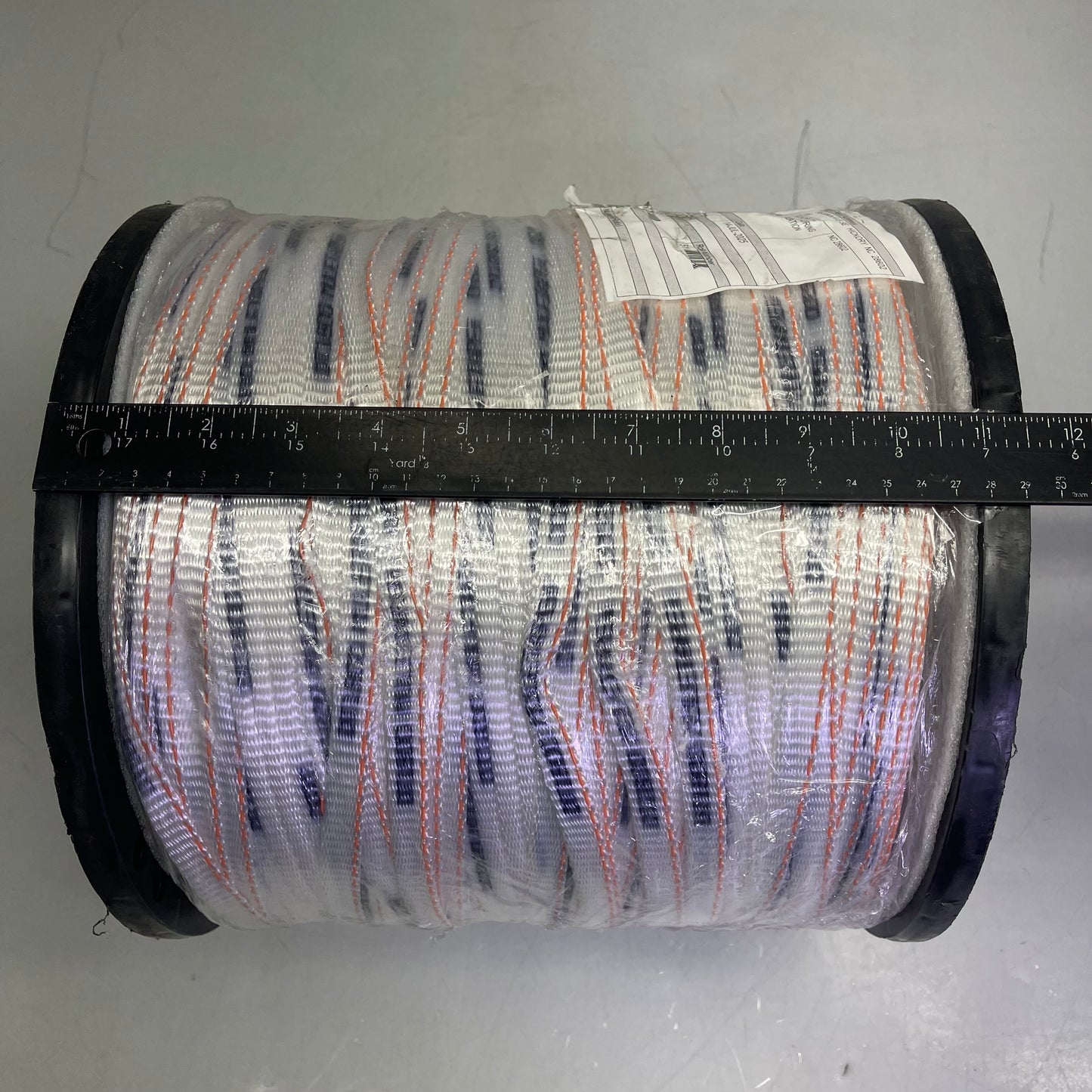 NEPTCO Detectable Muletape 5/8” OD, 3000’ White/Black/Orange DT1800P.ATT