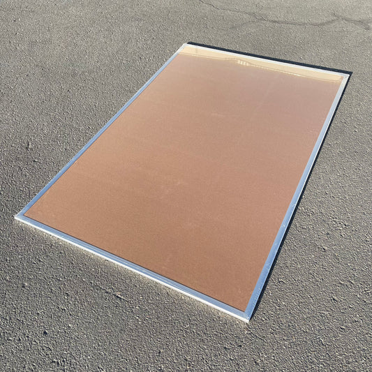ZA@ Pallet of STAPLES Cork Bulletin Board, Aluminum Frame 72”x48” ST52452 (AS-IS)