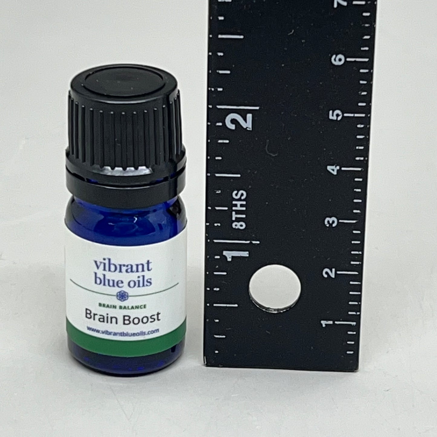 VIBRANT BLUE OILS Therapeutic Balance Brain Boost Organic Essential Oil 5 mL