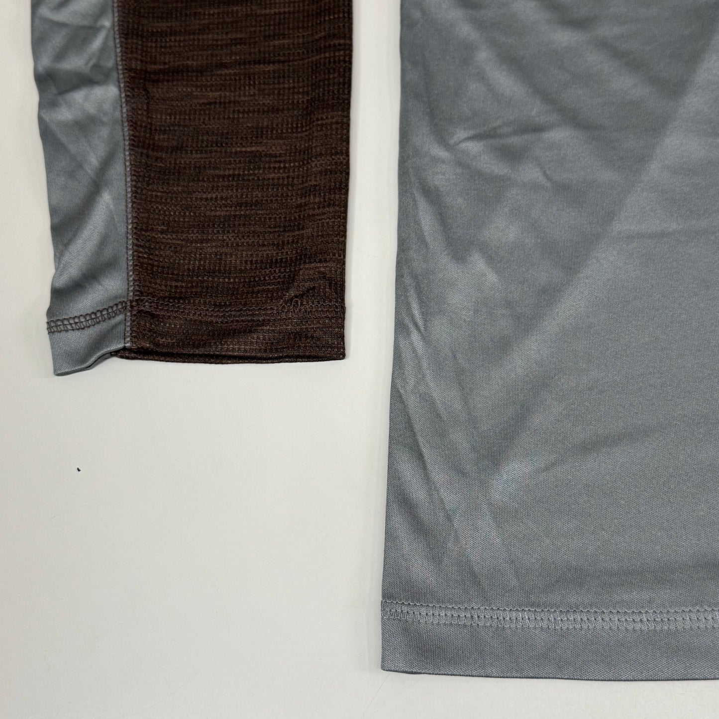 NFL Cleveland Browns Long Sleeve Shirt XL Brown/Grey 1802970 Established 1946