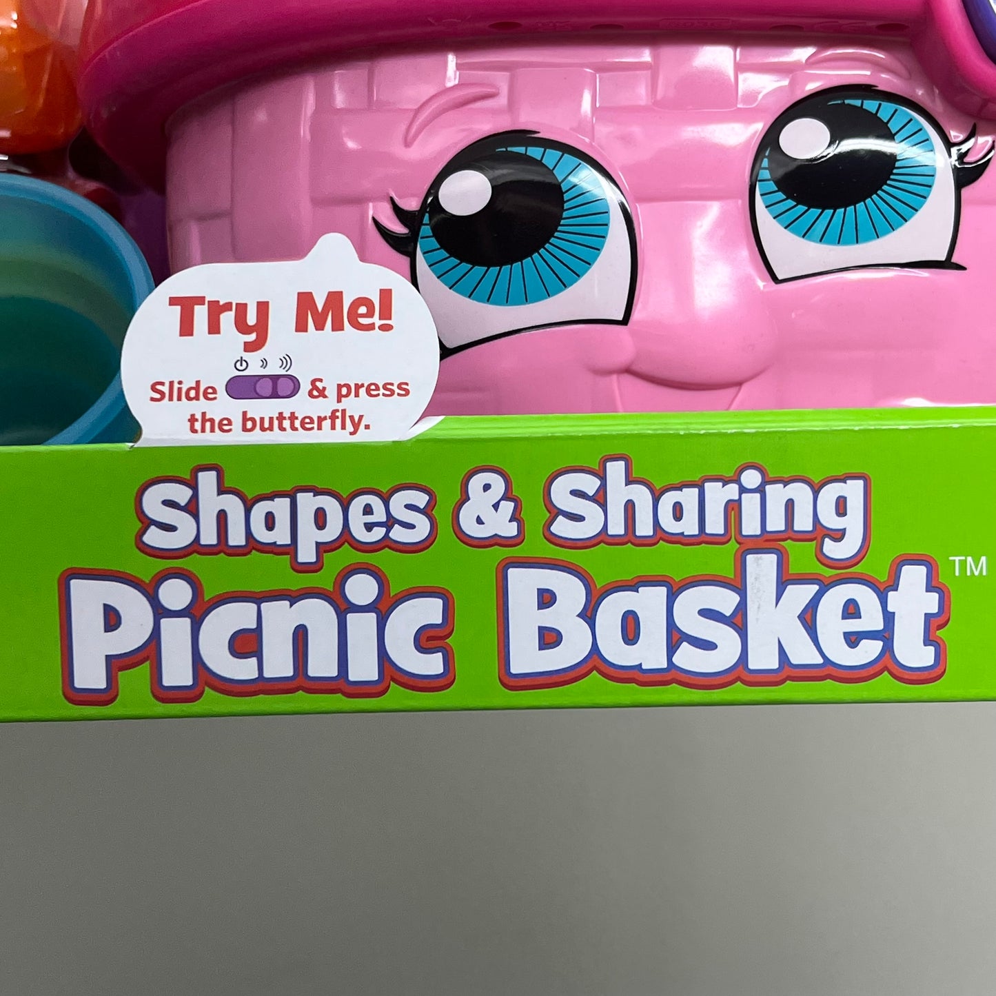 VTECH Leap Frog Picnic Basket Teaching Shapes & Sharing Pink Girls 6+ Month 6036