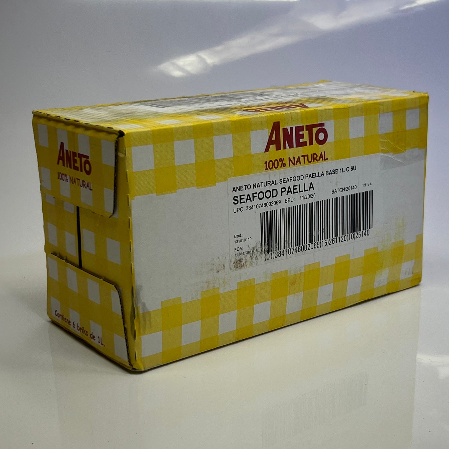 ZA@ ANETO (6 PACK) Seafood Paella Base 1 L BB 11/26 C
