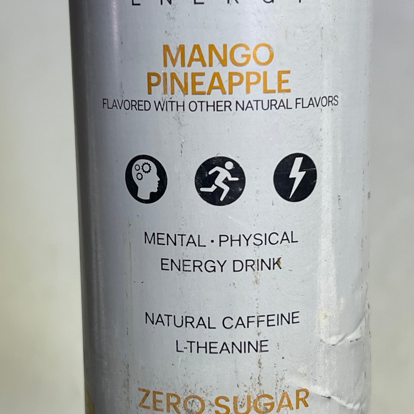 ZA@ UPTIME  (10 PACK) Zero Sugar Energy Drinks Mango Pineapple 12 fl oz