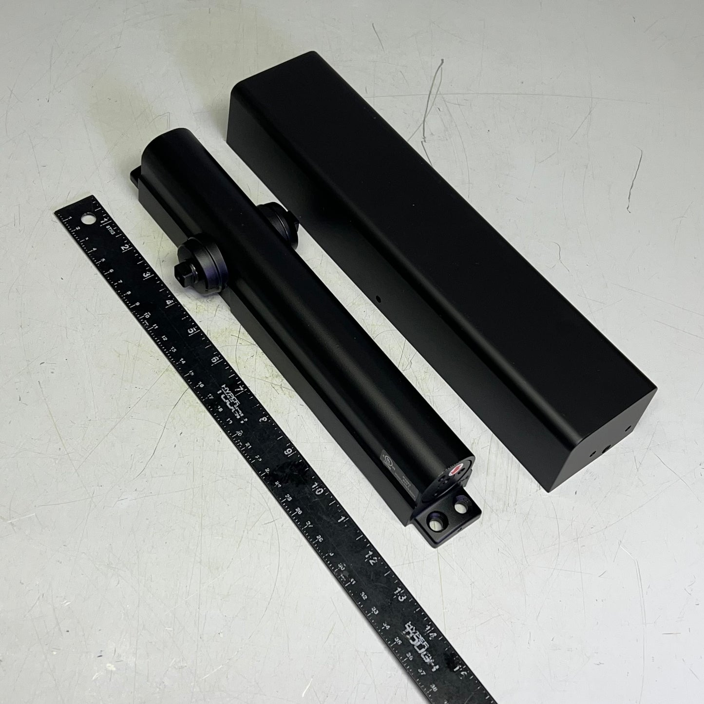 FALCON Rw/PA Door Closer Grade 1 Fully Adjustable Sizes 1-6 Matte Black SC81A