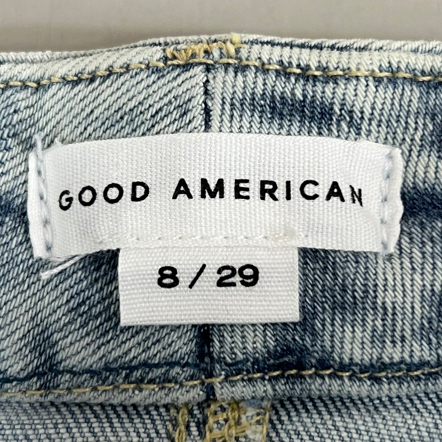 GOOD AMERICAN Good Petite Skinny Mid-Rise Jeans Women's Sz 8 Indigo649 GPSKC014T