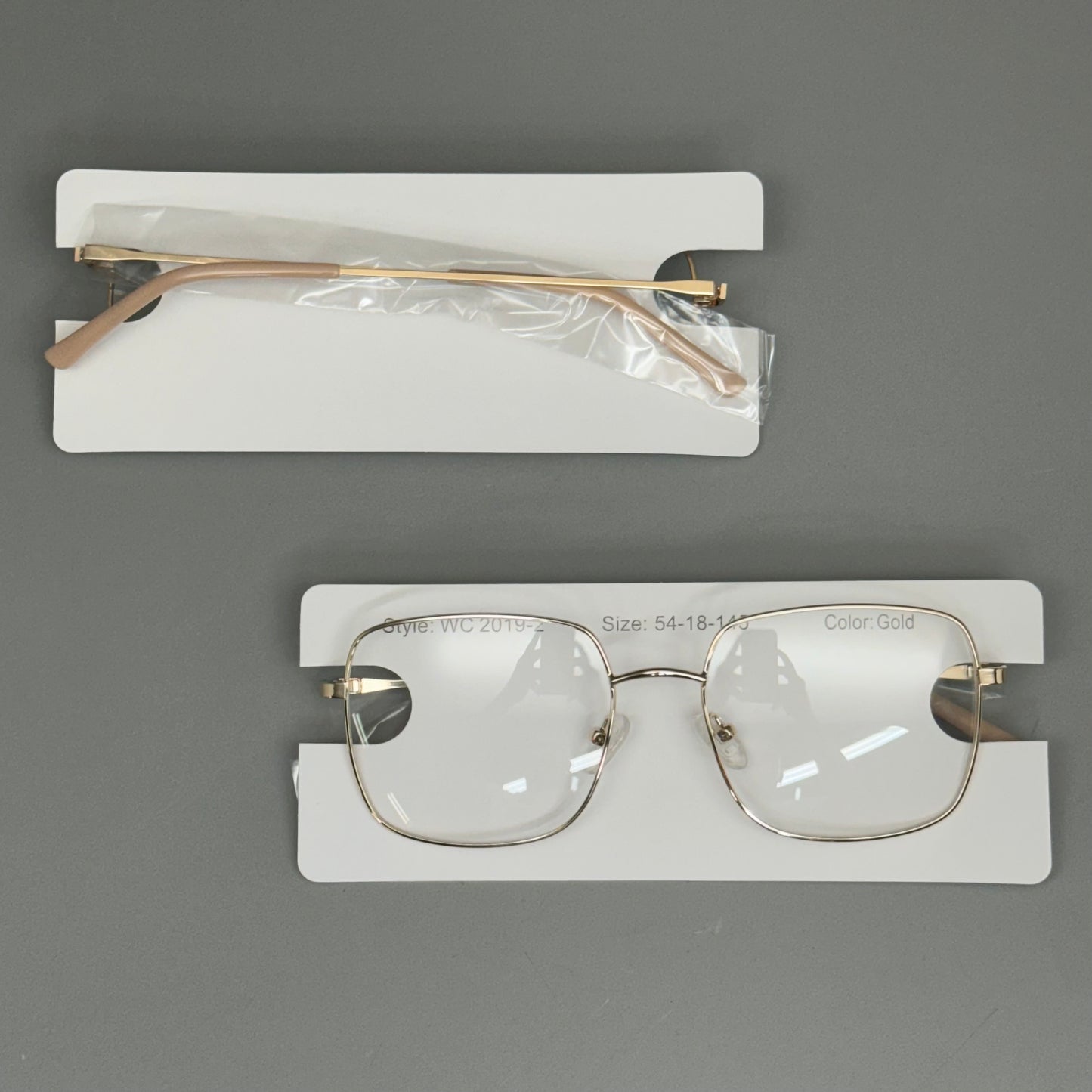 NATIONAL VISION INC (2 PACK) Eyeglasses WC-2019-2 Gold 54-18-145