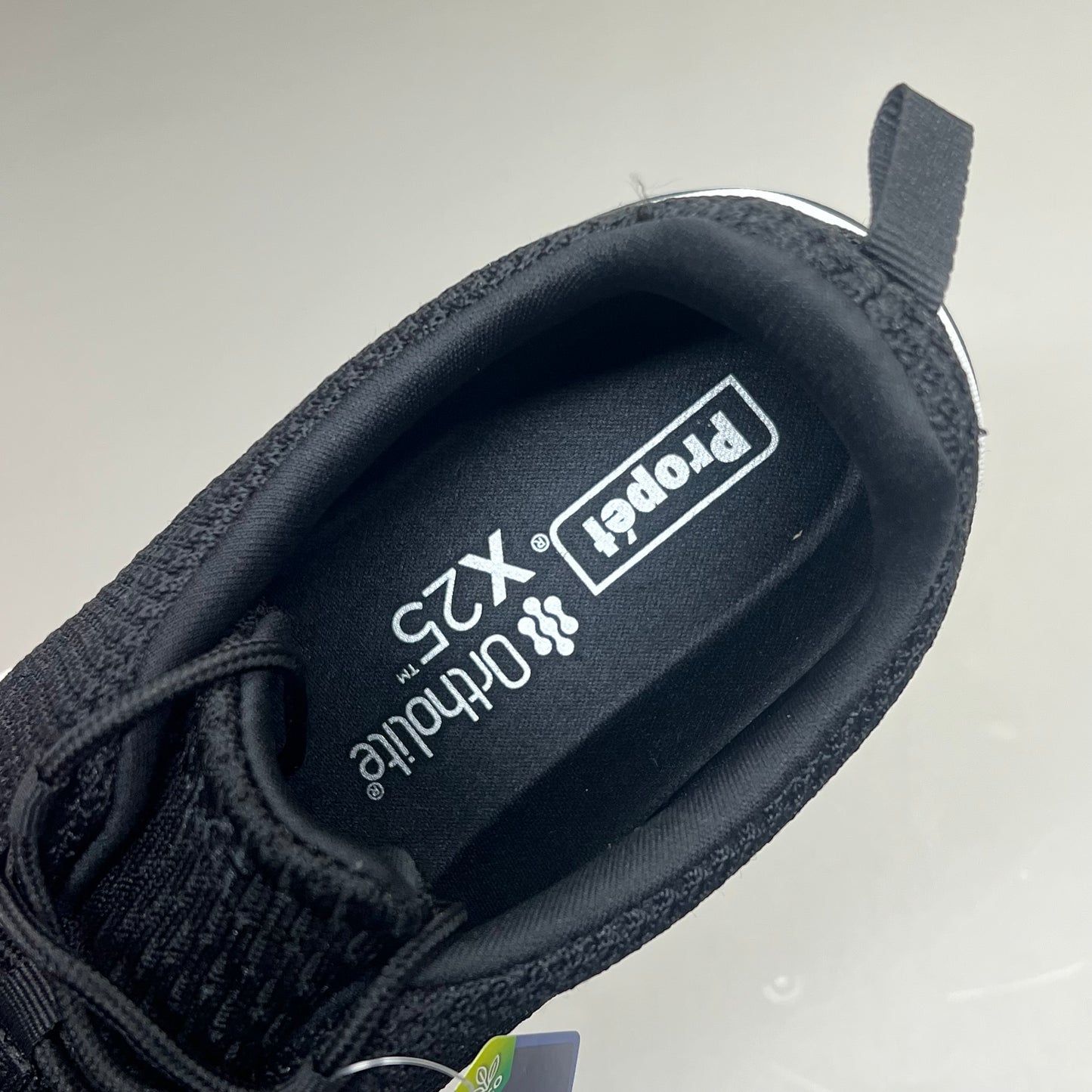 PROPET Tour Knit Sneaker Cushion Insole Women's Sz 10.5 XX (4E) Black WAA112M