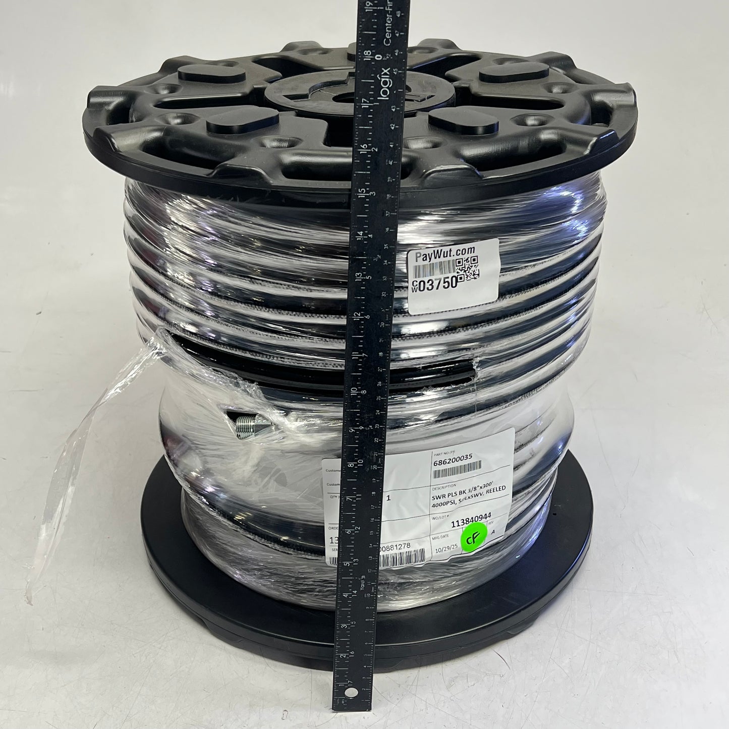 PRO PULSE  Reeled Jetter Lateral Line  3/8" Dia x 300' Max PSI 4000 686200035