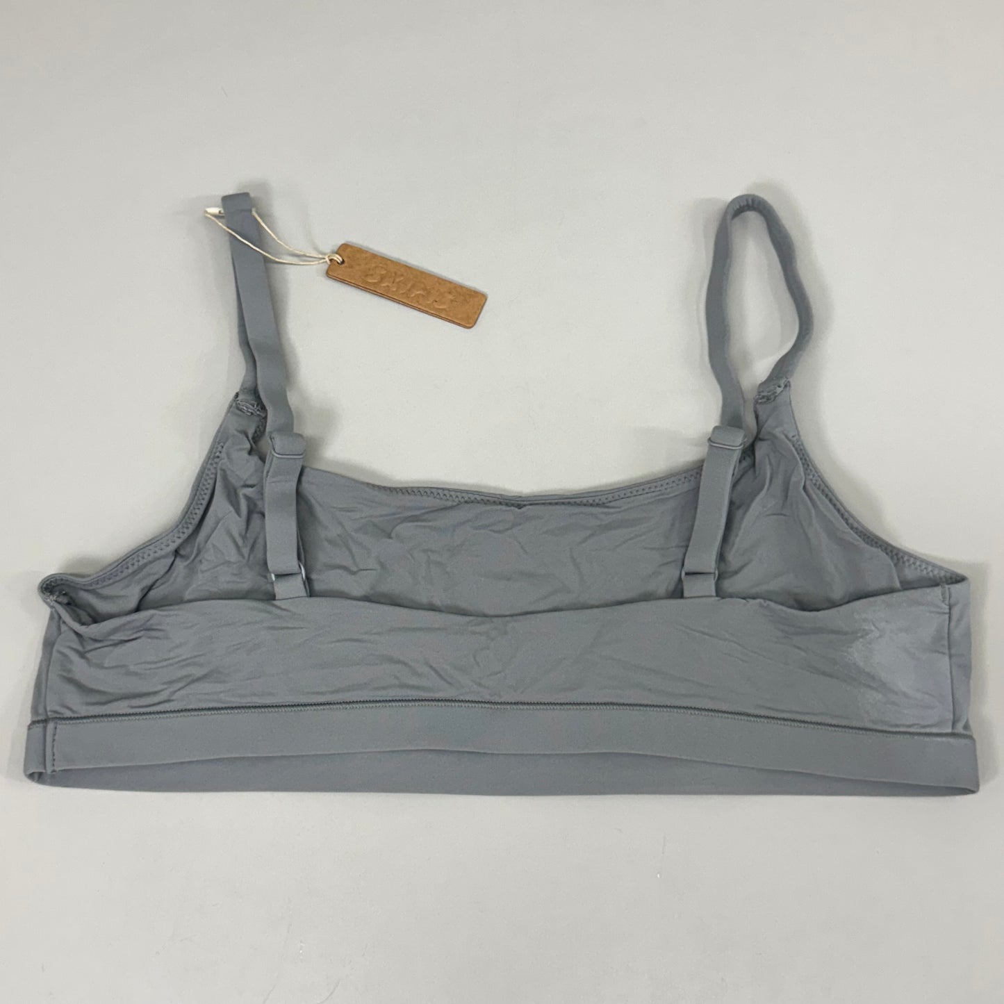 SKIMS Buttery Soft Fits Everybody Scoop Bralette Women's Sz XL Grey BR-SCN-2025