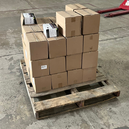 ZA@ Pallet of WOLFGANG PUCK Breakfast in Bed Coffee Single Serve Cups & After Dark Decaf Coffee Single Serve Cups BB 10/25 (AS-IS)