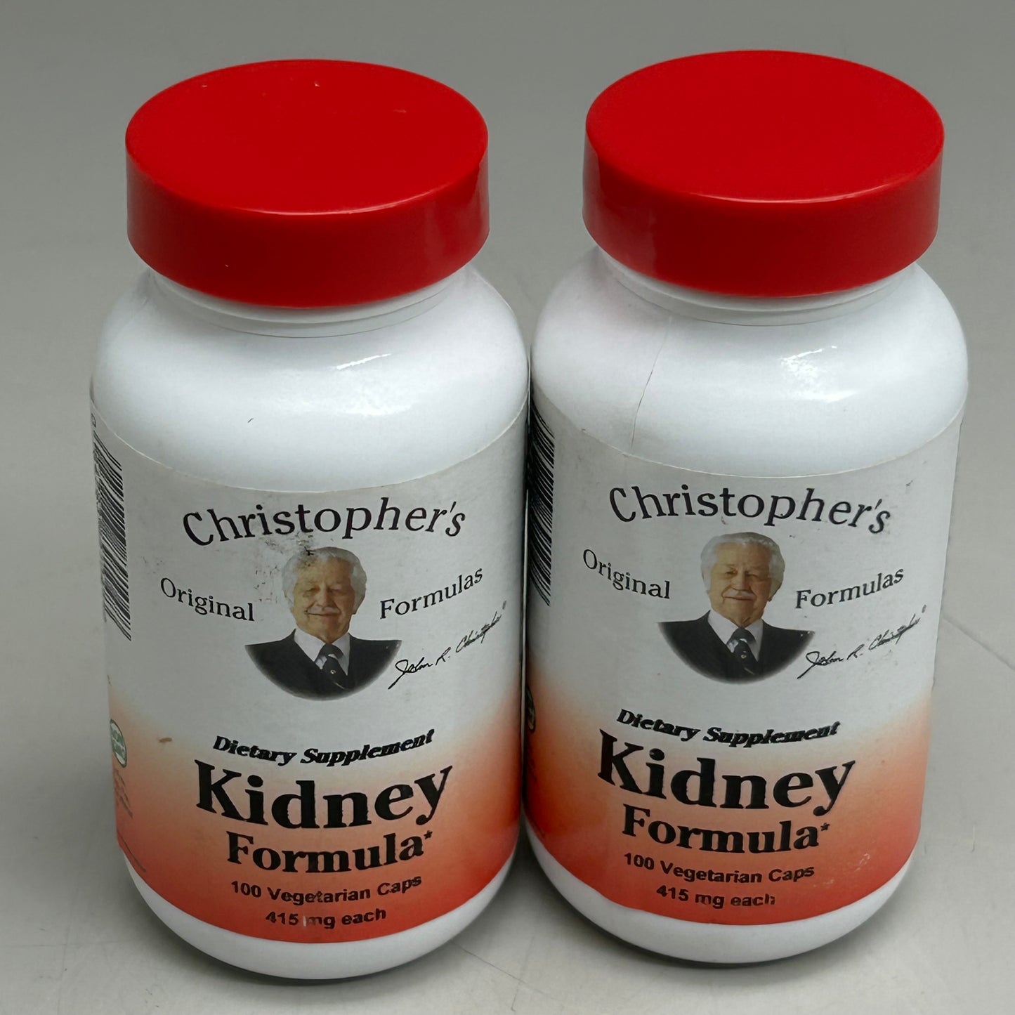 DR. CHRISTOPHER'S (2 Pack, 100 Capsules Each) Original Kidney Formula Herbal Supplement  415mg per Capsule 89104