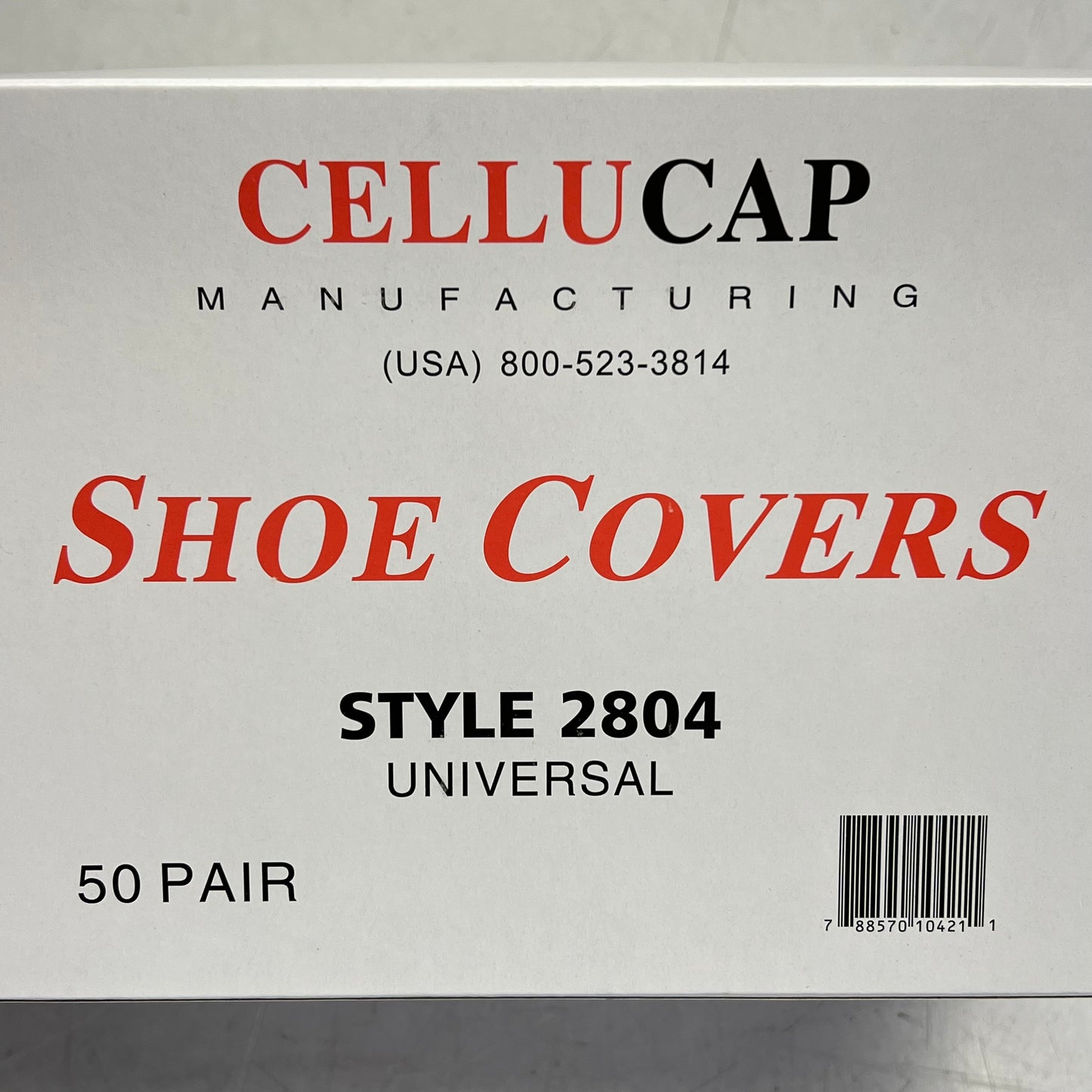 CELLUCAP (300 PACK) Disposable Shoe Covers One Size Blue 2804