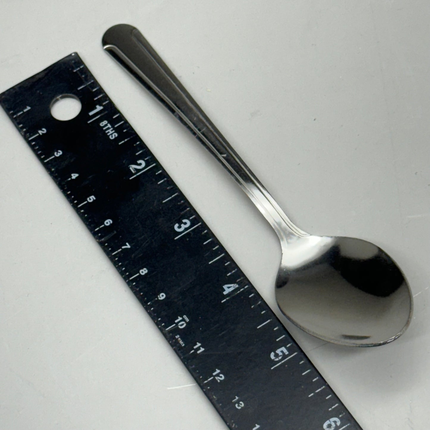 ABC (2 PACK, 36 Each) Dominion Stamped Teaspoons 5-1/2”Lx1-1/2”W Silver