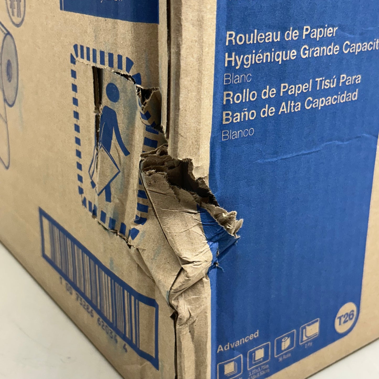 ZA@ TORK (36 Rolls) High-Capacity 2-ply Toilet Paper White 110292A (New Other)