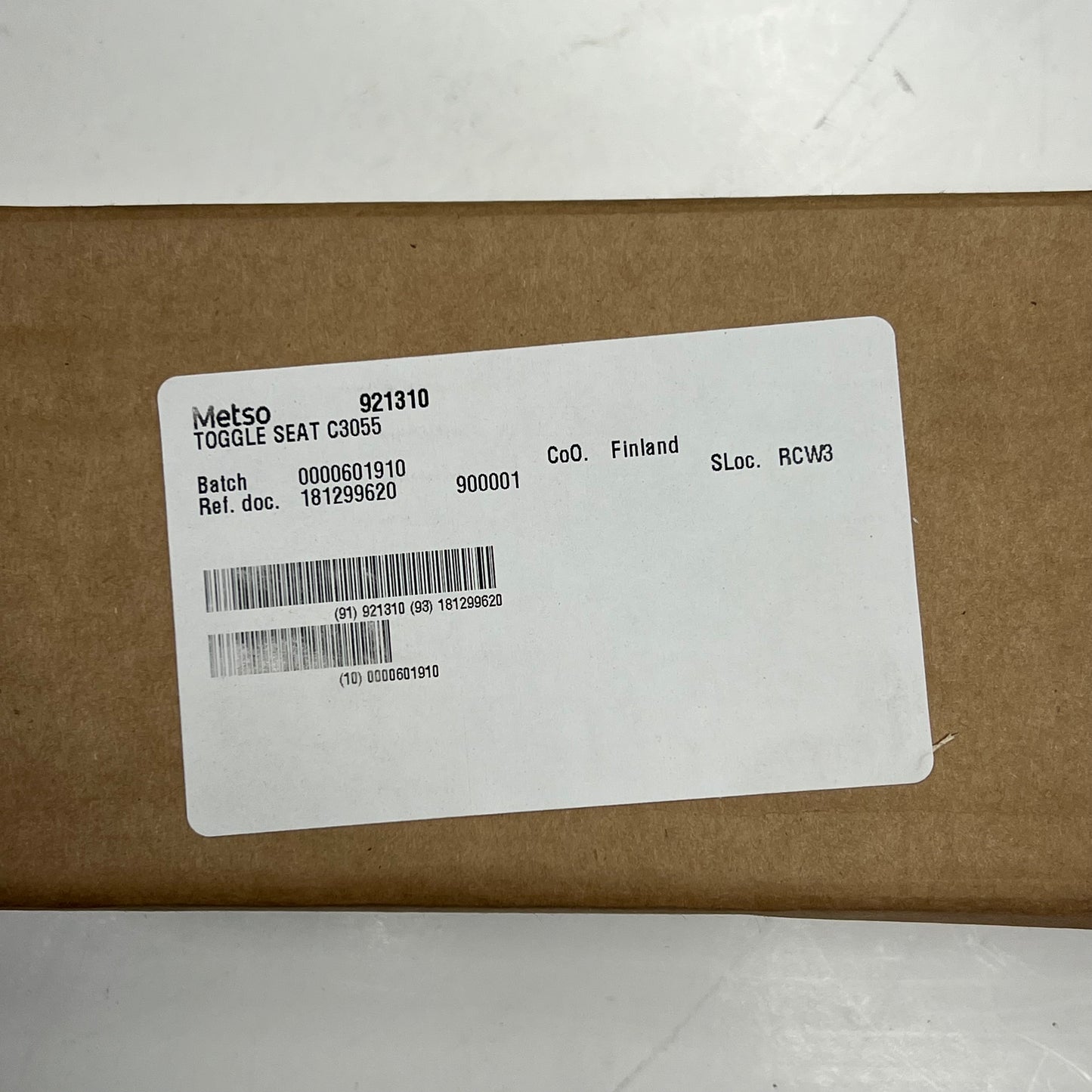 METSO Toggle Plate for Nordberg C3055 Jaw Crusher Mechanical Safety 921210