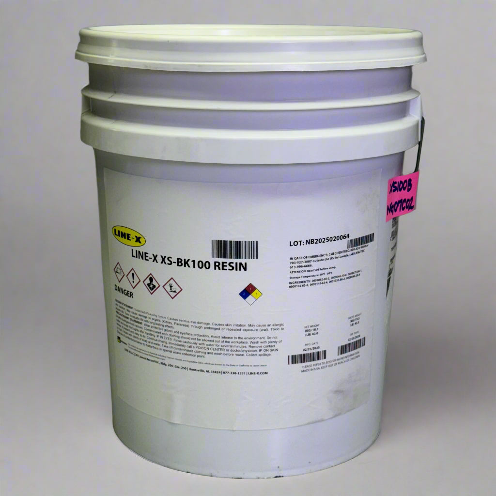 LINEX LINE-X XS-BK100 RESIN 40 Lbs BB 02/26