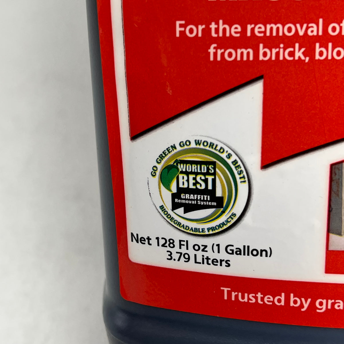 WORLDS BEST GRAFFITI REMOVAL (2 PACK) Bare Brick, Stone & Masonry Graffiti 1 Gal