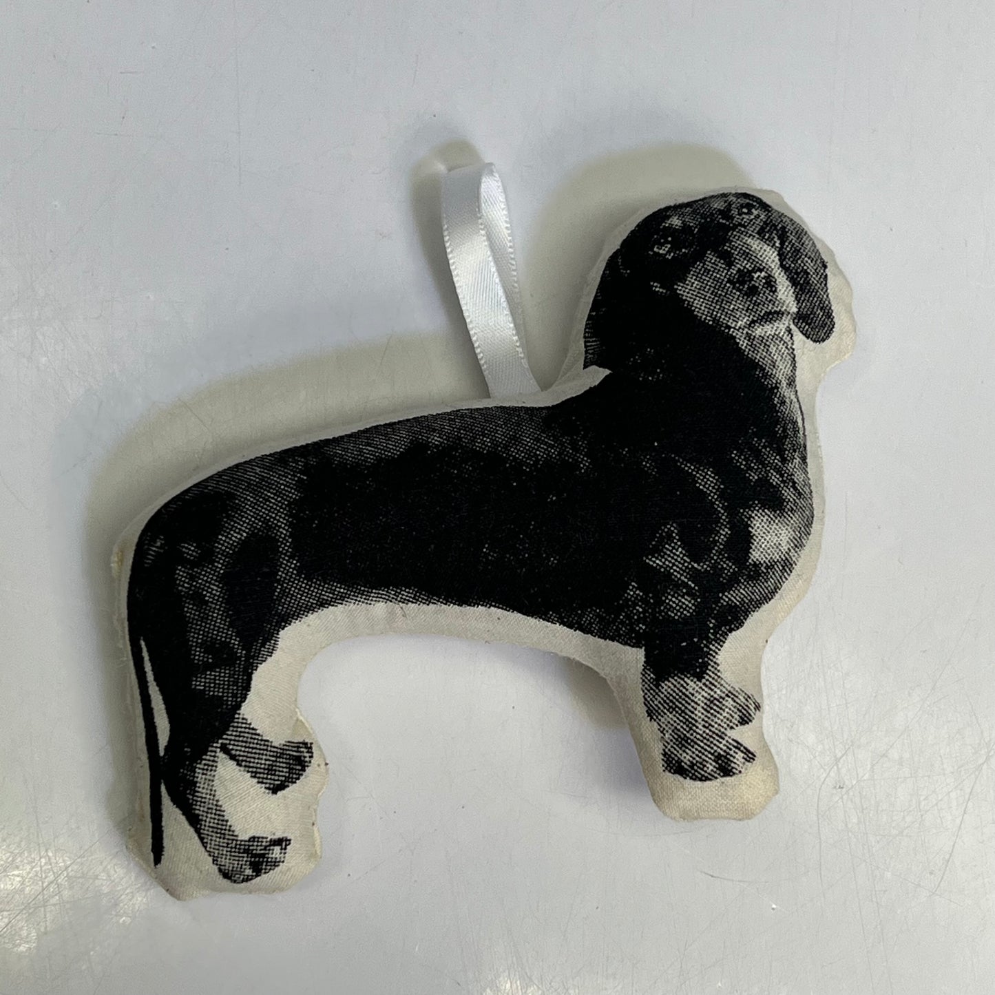 BRODERPRESS (3 PACK) Hand Silkscreened Dog Ornaments 3.5"x5" Black & White