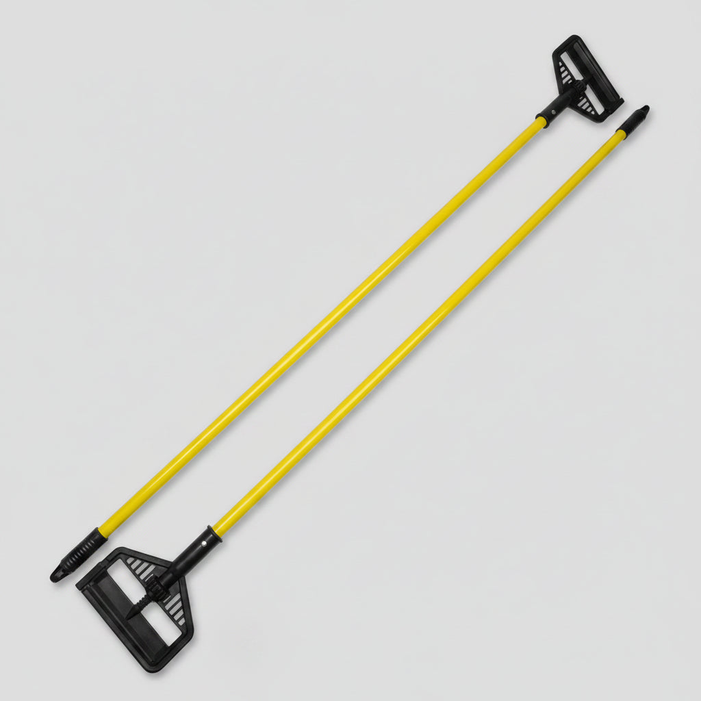 ZA@ SSS TRIPLE S (2 PACK) Performer Fiberglass Wet Mop Handle 1"x60" Black/Yellow 37970