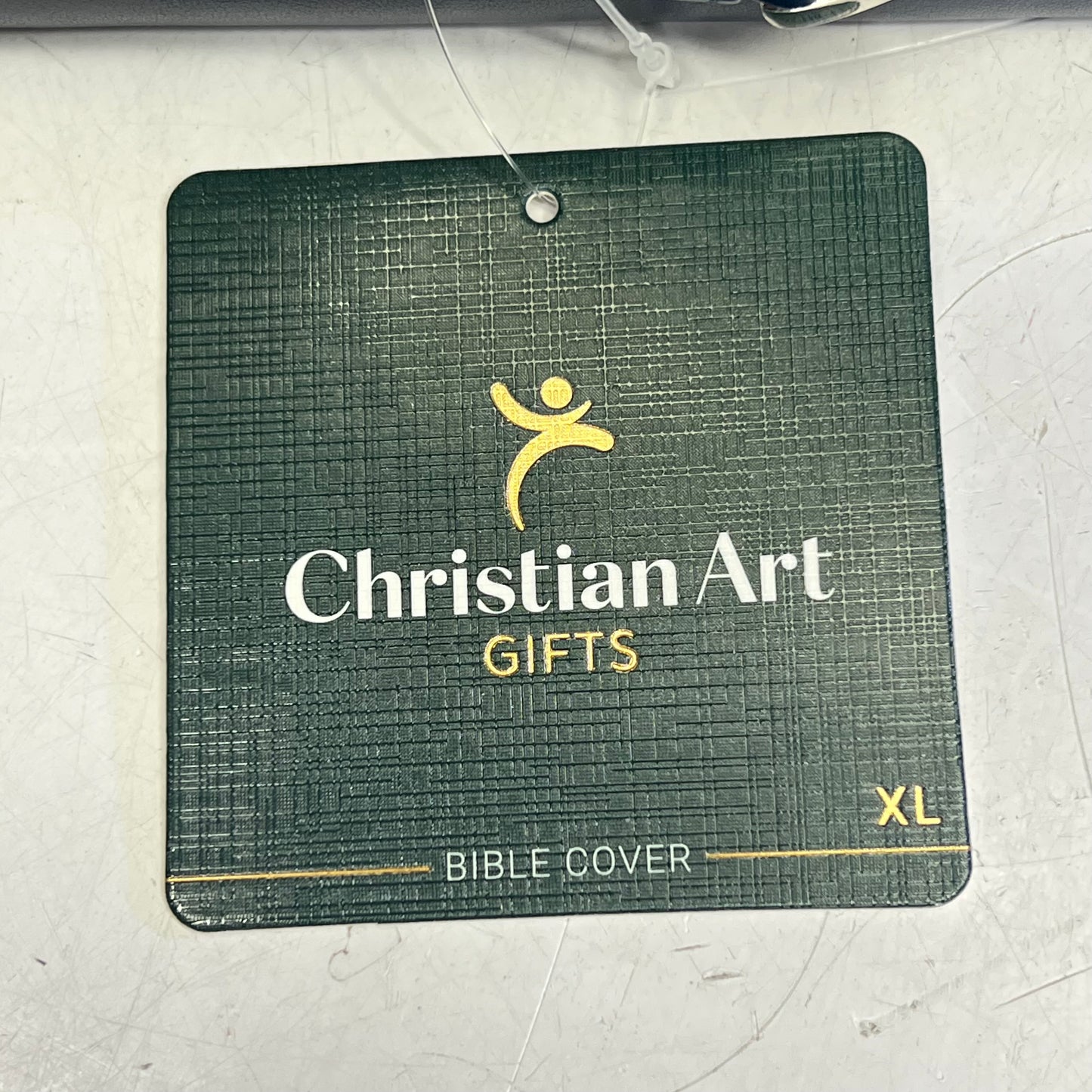 CHRISTIAN ART GIFTS Proverbs 3:5 Faux Leather Bible Cover 8"x11" Blue Floral