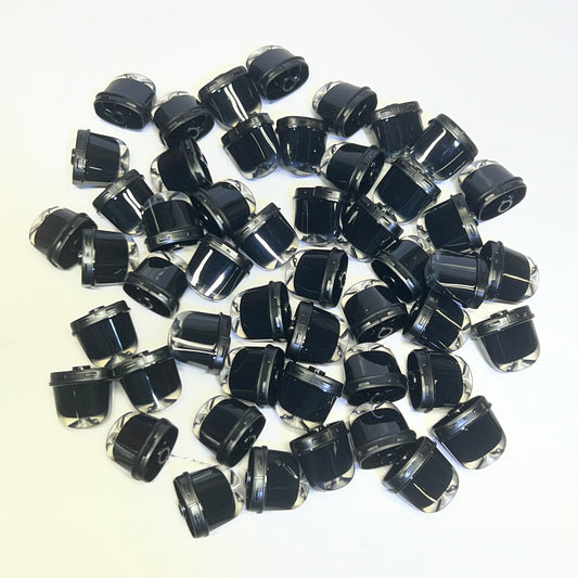 50x Y Style Replacement Vapor Device Mouthpieces Black