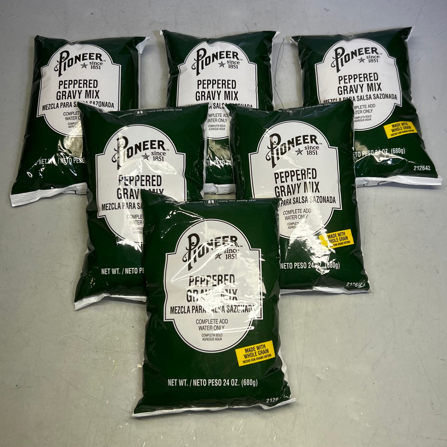 ZA@ PIONEER (6 PACK) Peppered Gravy Mix 24 oz. 212642 A