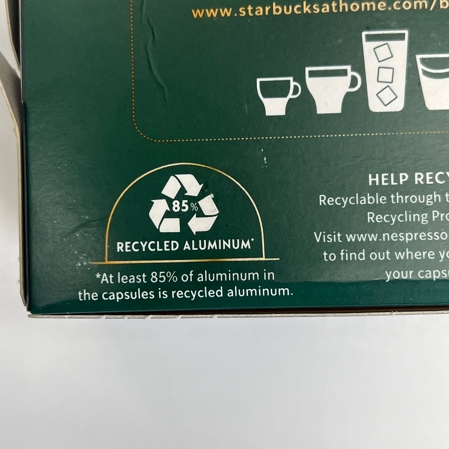 STARBUCKS (4 PACK, 10 EACH) Espresso Roast Dark Roast 100% Arabica BB 12/26