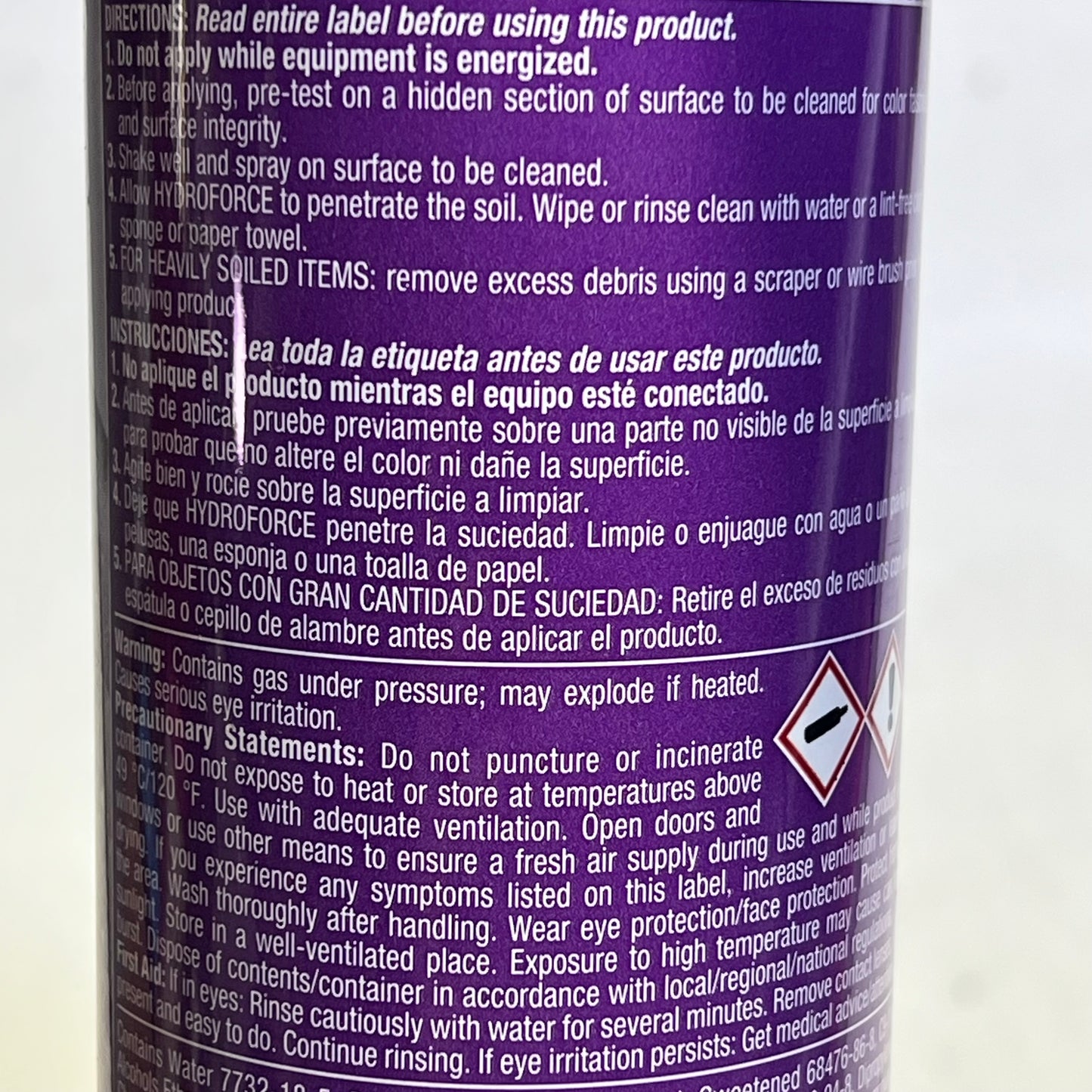 CRC (2 PACK) Hydro Force All Purpose Degreaser Aerosol Spray 1 Lb 2 Oz 1004956