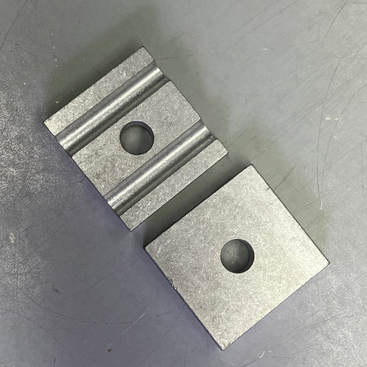 PLP Aluminum Downlead Cushion Clamp 1/2 HDWR 0.469-0.515" Chrome 8003266H3