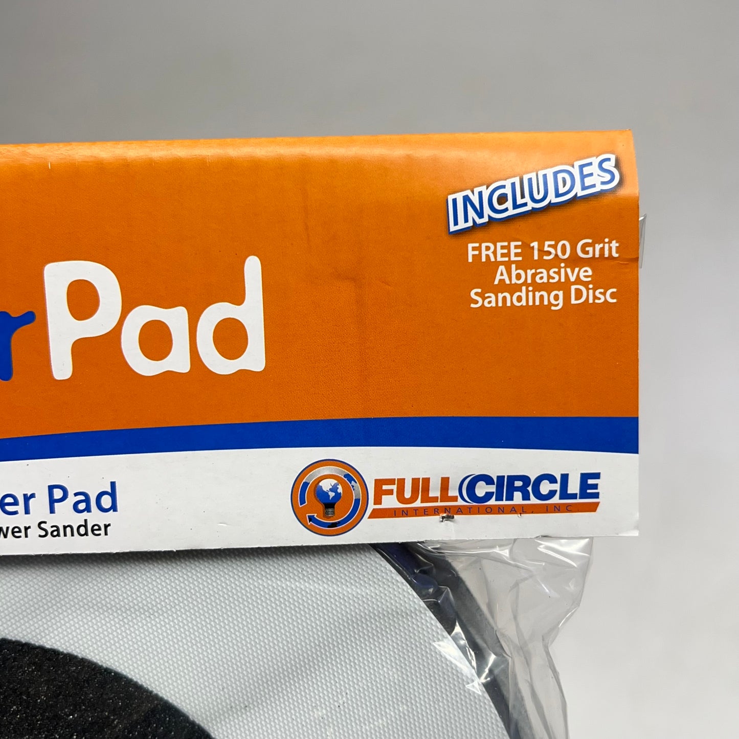 POWER PAD Full Circle Foam Power Pad W/ Hole For Radius 360 Sander 8.5" PWR PAD