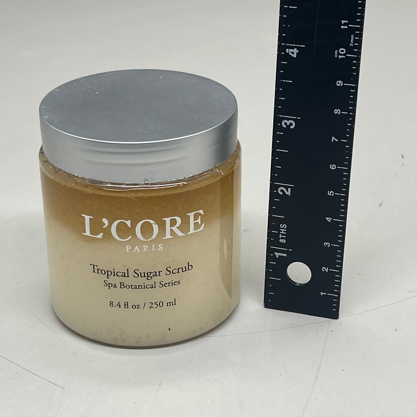 ZA@ L'CORE Topical Sugar Scrub Spa Botanical Series 8.4 fl oz BB 24 Months A