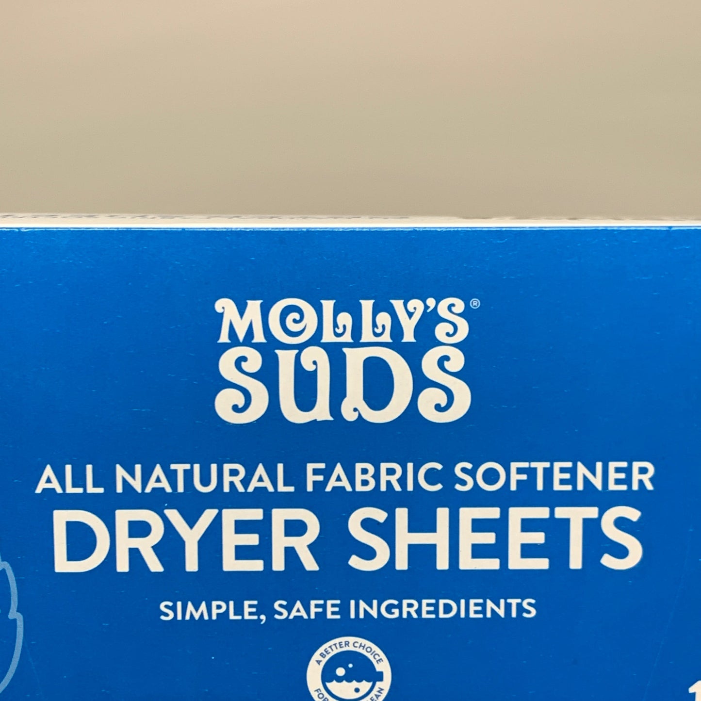 ZA@ MOLLY'S SUDS (2 PACK) Dryer Sheets All Natural Fabric Softener Peppermint 120 Sheetss E
