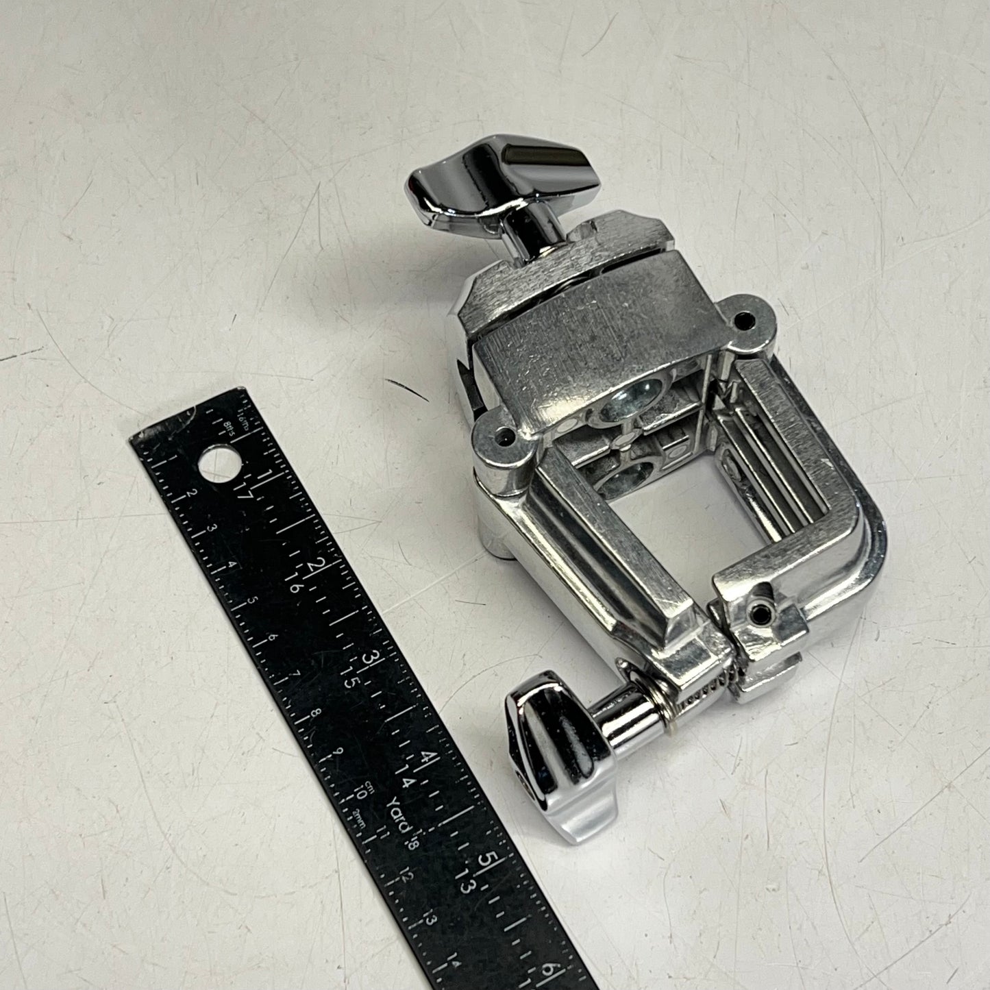 PEARL Icon Rail Clamp Adjustable Jaw for Mounting Hinge Style Chrome PCX100