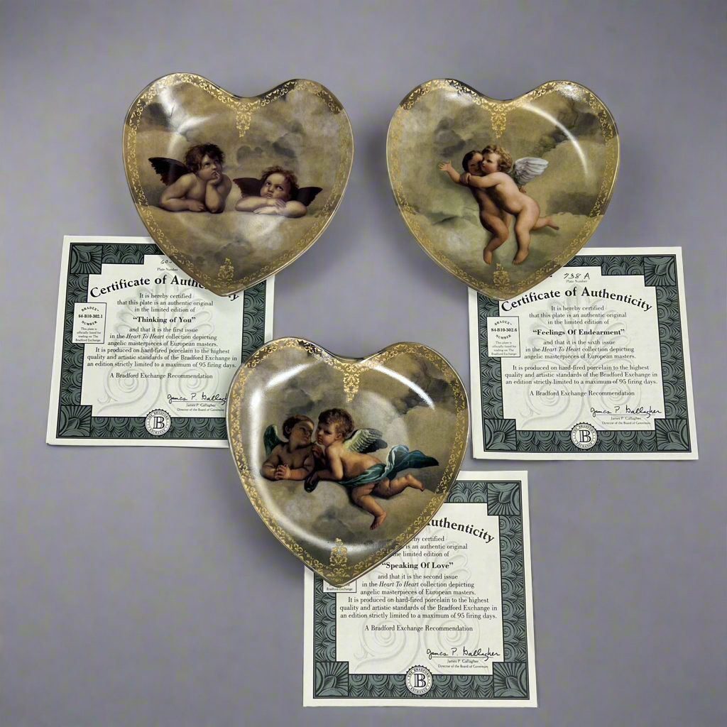 THE BRADFORD EXCHANGE (10 PACK) Collectable Plates By William Bouguereau