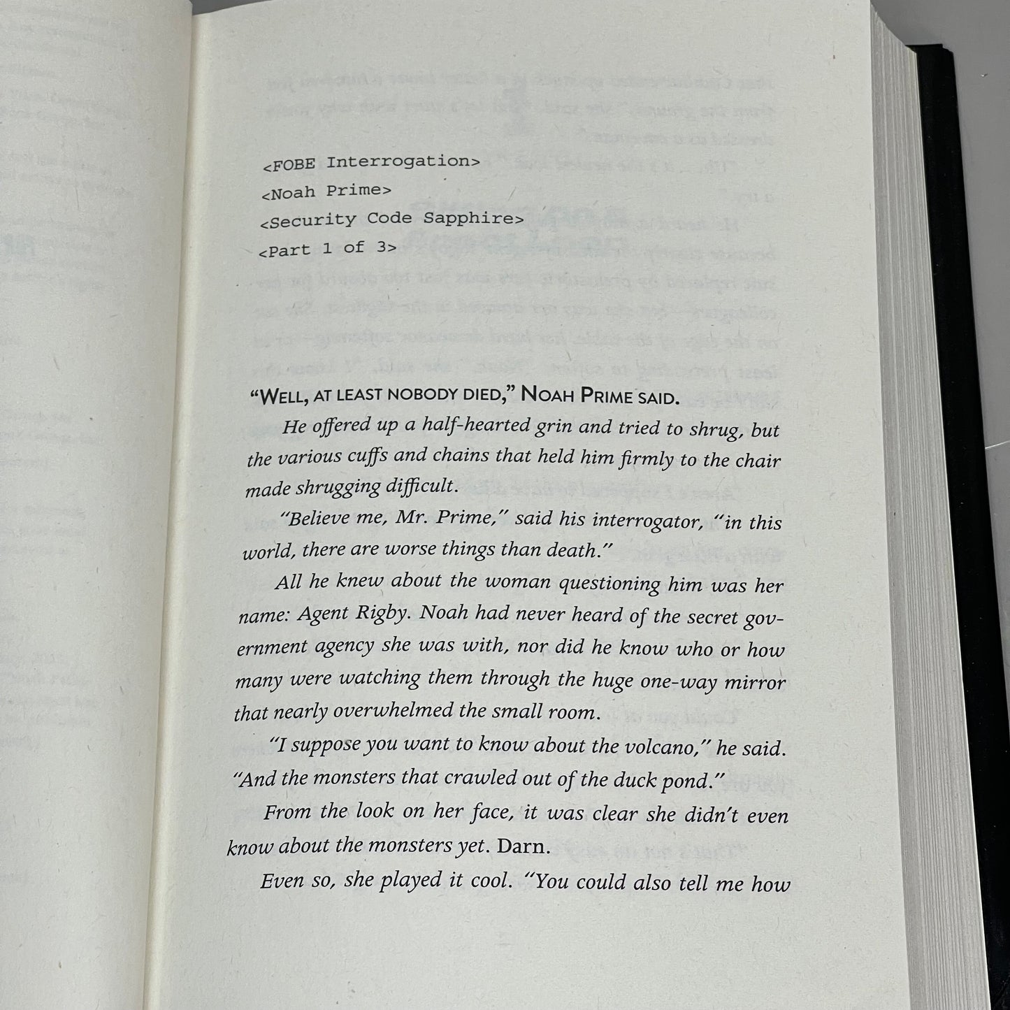 I AM THE WALRUS The N.O.A.H. Files, By Neal Shusterman & Eric Elfman 51799