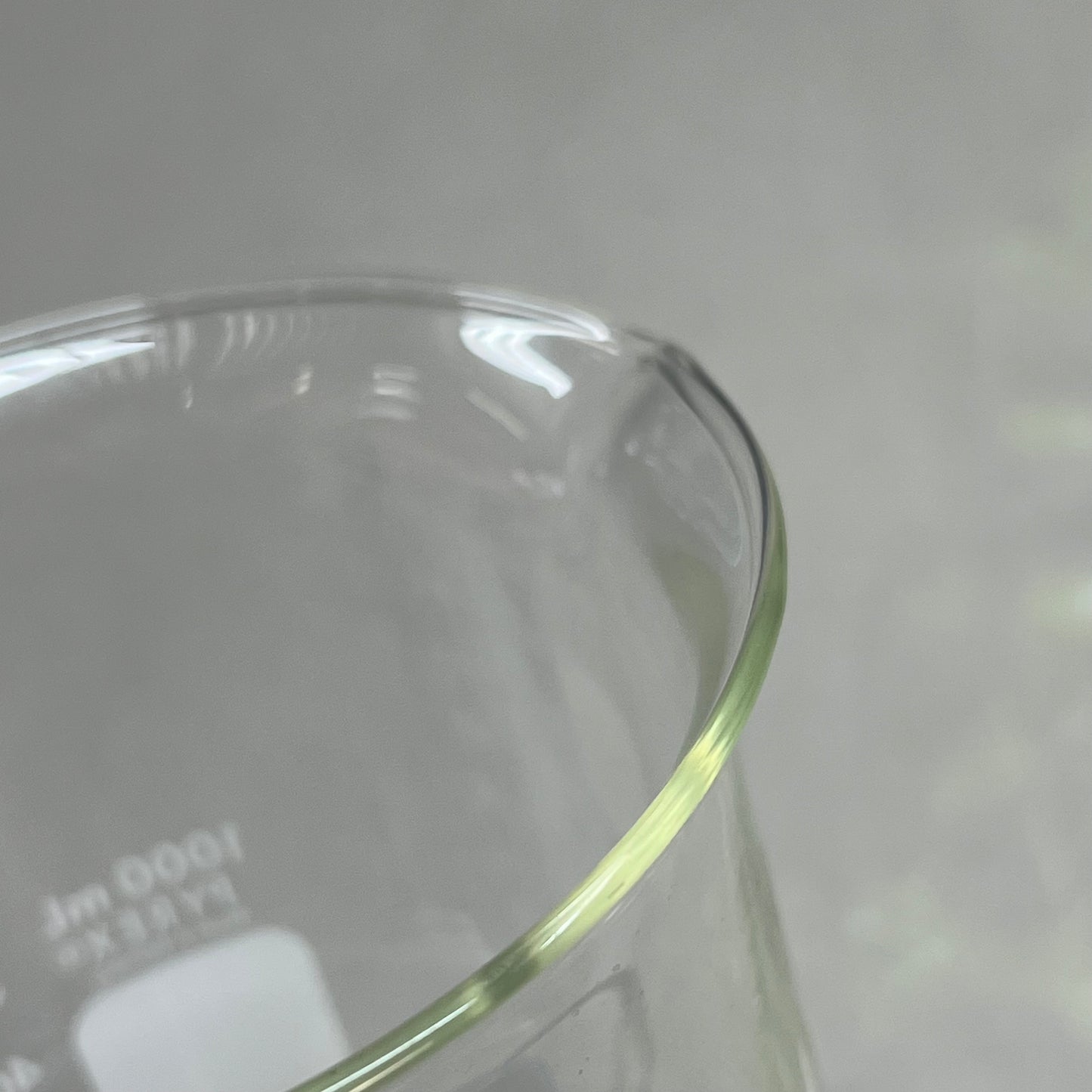 ZA@ PYREX Griffin Beaker Low Form Extra Large Marking Sport 1000 mL Clear