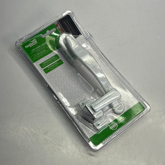 NATIONAL HARDWARE  Zinc Die-Cast Lift Lever Latch Anti Lock-Out White N100-035
