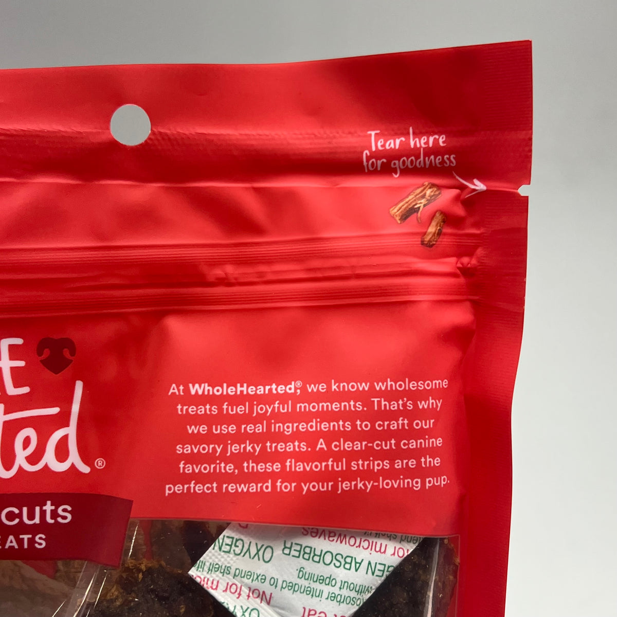 WHOLE HEARTED  (3 PACK) Culinary Cut Beef Recipe Jerky Dog Treats 4oz BB 07/27