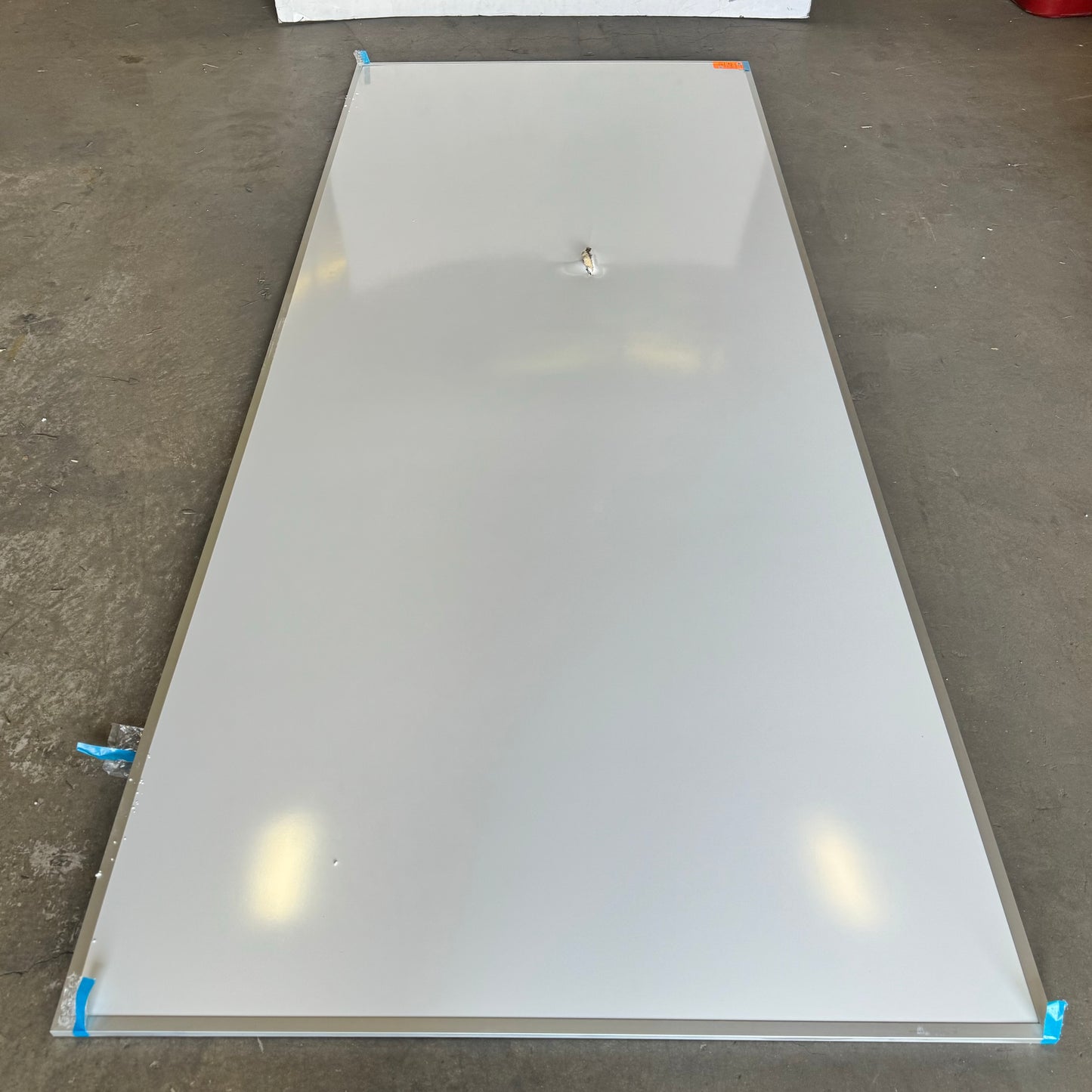 ZA GHENT Aluminum Frame Board W/1 Mkr M14104 Sz 4’x10’, White Color