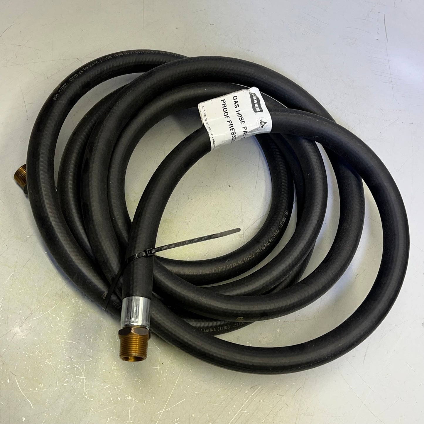 FISHER / LB WHITE Regulator & Gas Hose W/ Copper Nozzle 430-1339820 130-25108