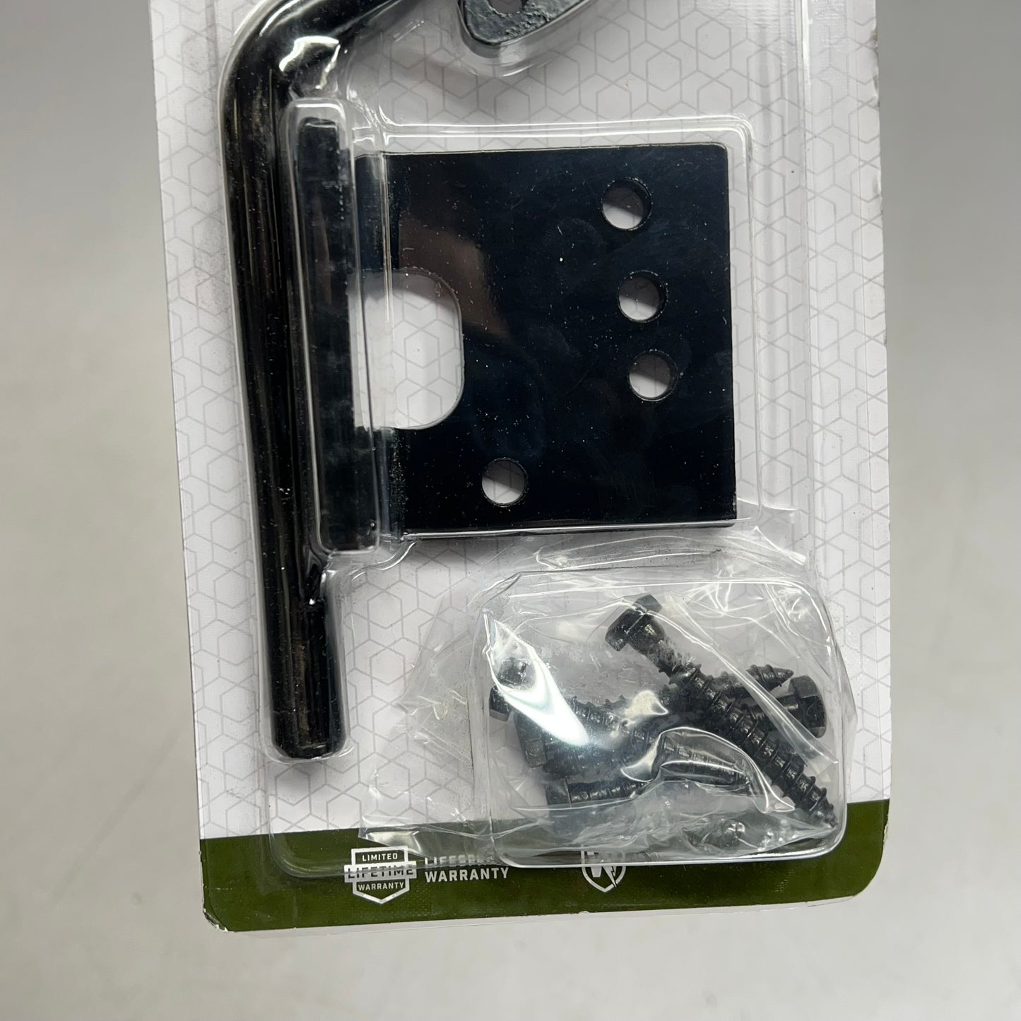 NATIONAL HARDWARE Adjust-o-Matic Heavy Duty Gate Latch 8" Black N101-394