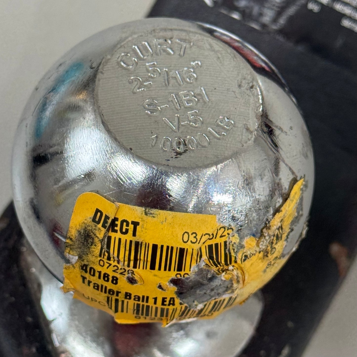 CURT Forged Trailer Hitch Steel Shank Ball Mount  8-1/2" Long 45341